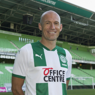 20/21 Groningen Home Green&White Soccer Jerseys Shirt