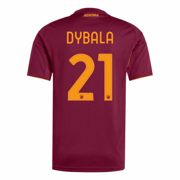 DYBALA #21 Roma Home Soccer Jersey 2025/26