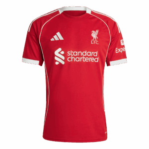 KERKEZ #6 Liverpool Home Soccer Jersey 2025/26