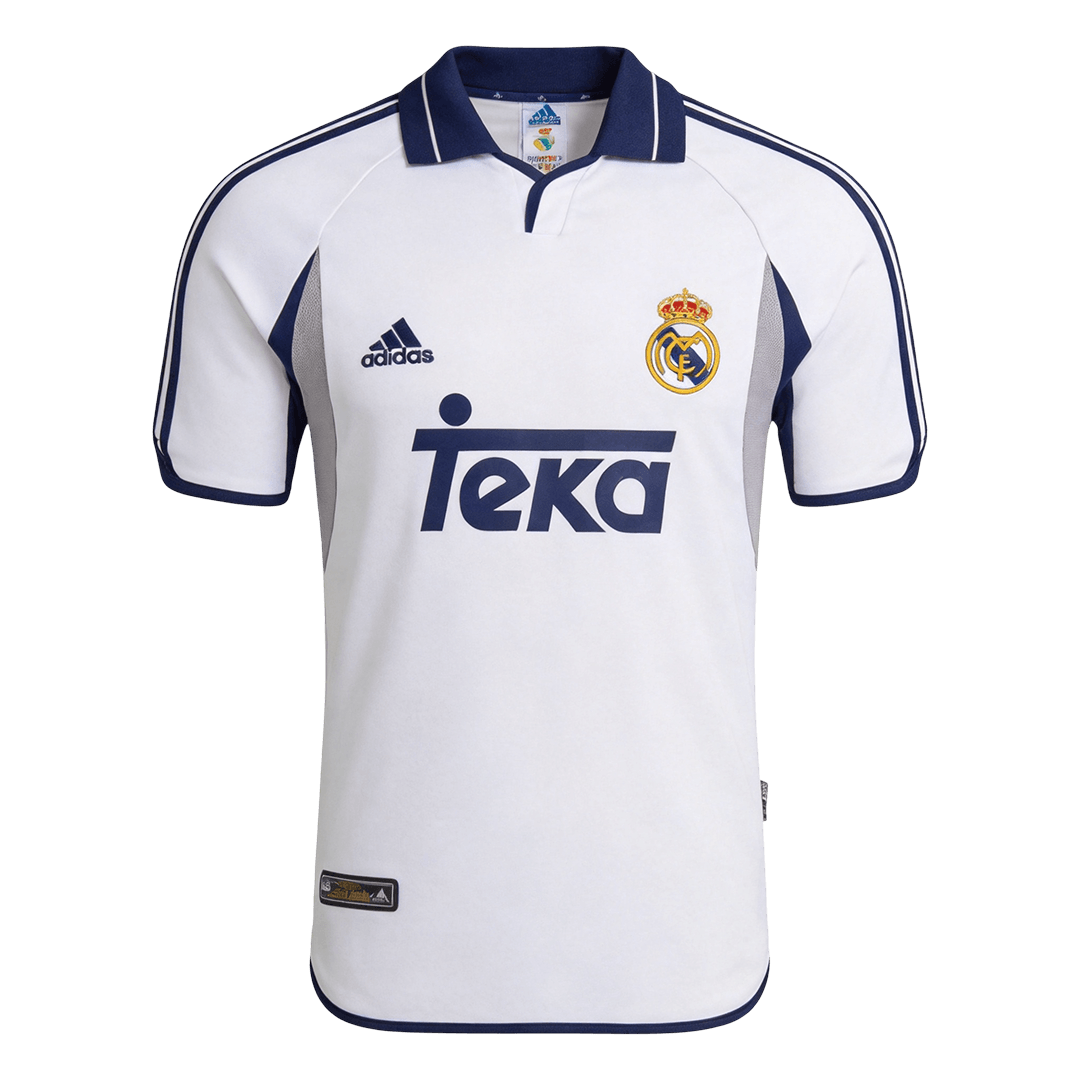 Retro 2000/01 Real Madrid Home Soccer Jersey