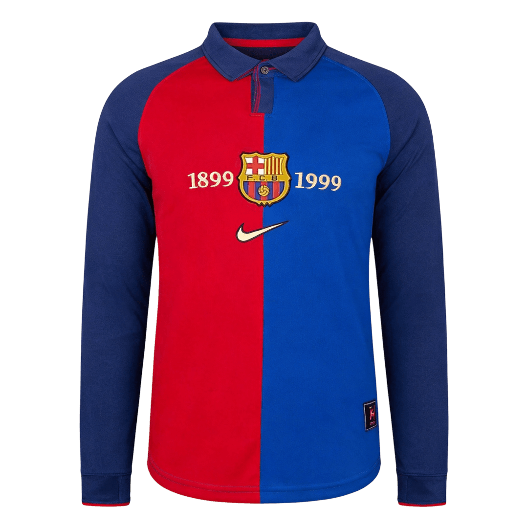 Retro 1999/00 Barcelona Special Long Sleeve Soccer Jersey