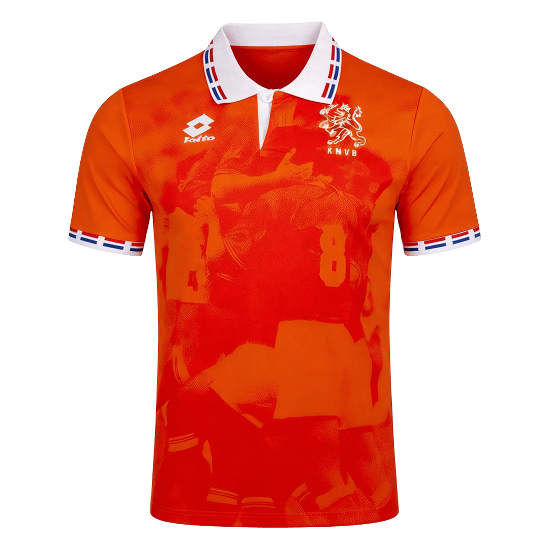 Retro 1996 Netherlands Home Soccer Jersey