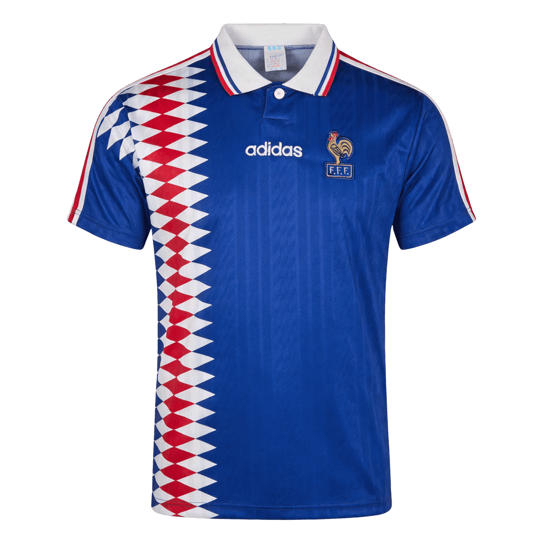 Retro 1994 France Home Soccer Jersey