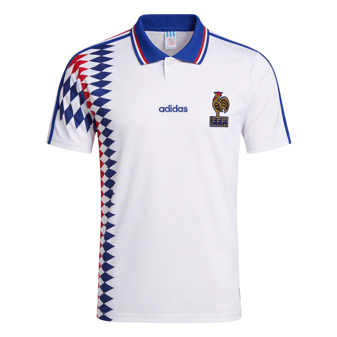 Retro 1994 France Away Soccer Jersey