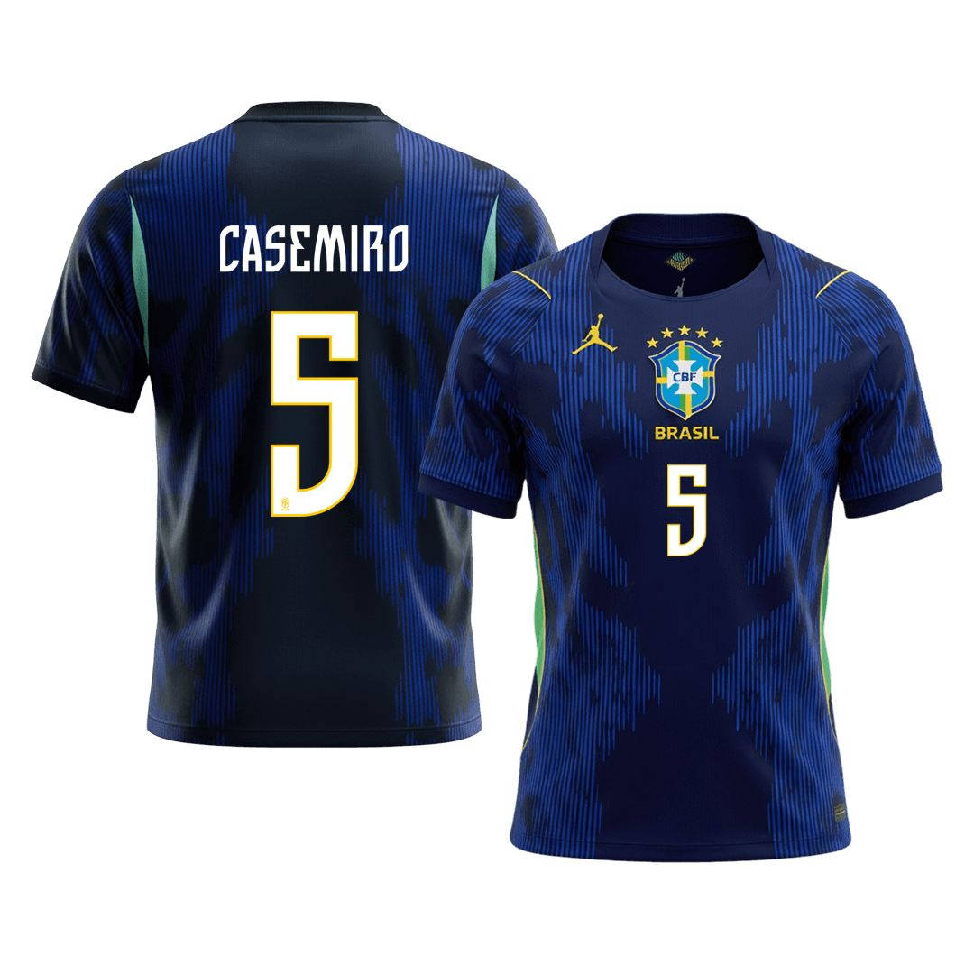 CASEMIRO #5 Brazil Away Soccer Jersey 2026