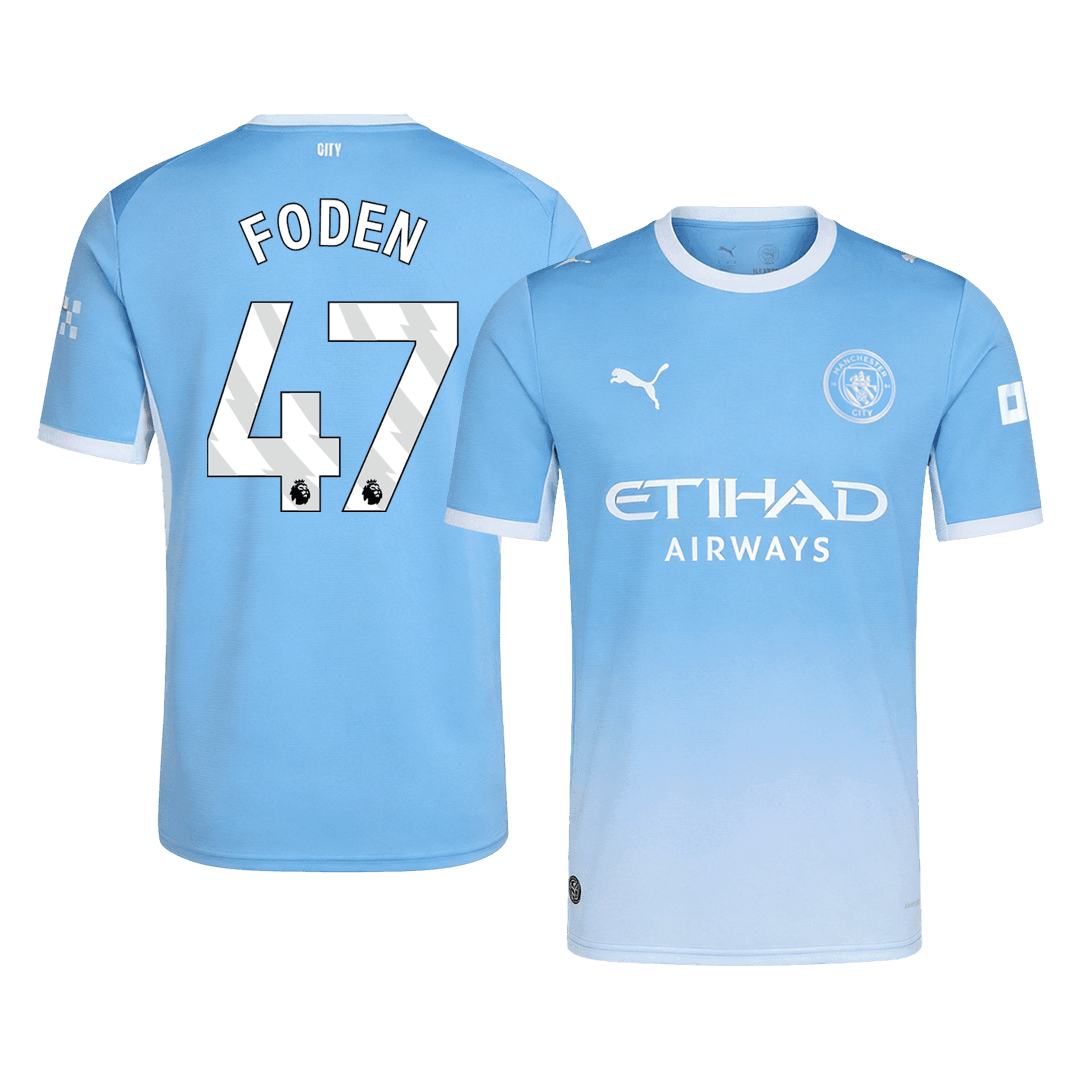 FODEN #47 Manchester City Home Soccer Jersey 2026/27
