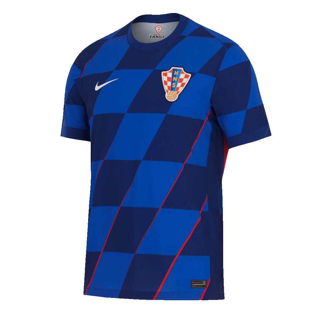 Croatia Away Soccer Jersey Euro
