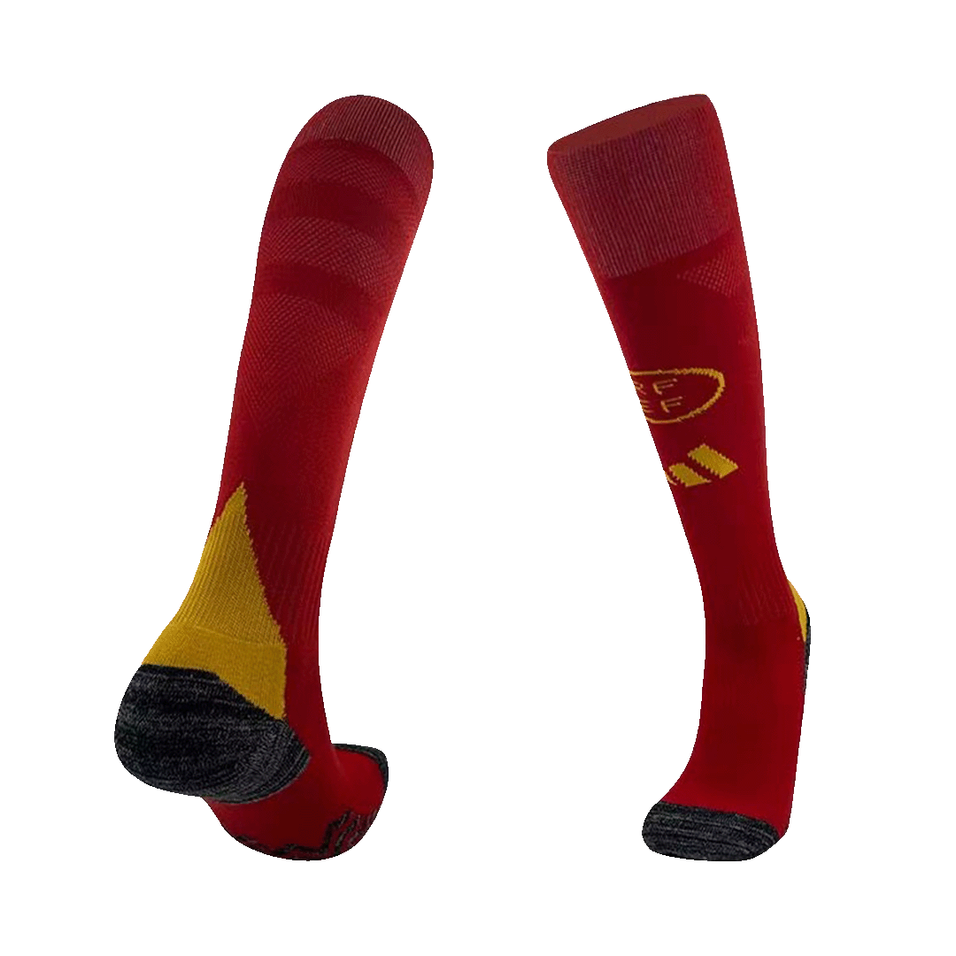 Kid's Spain Home Soccer Socks