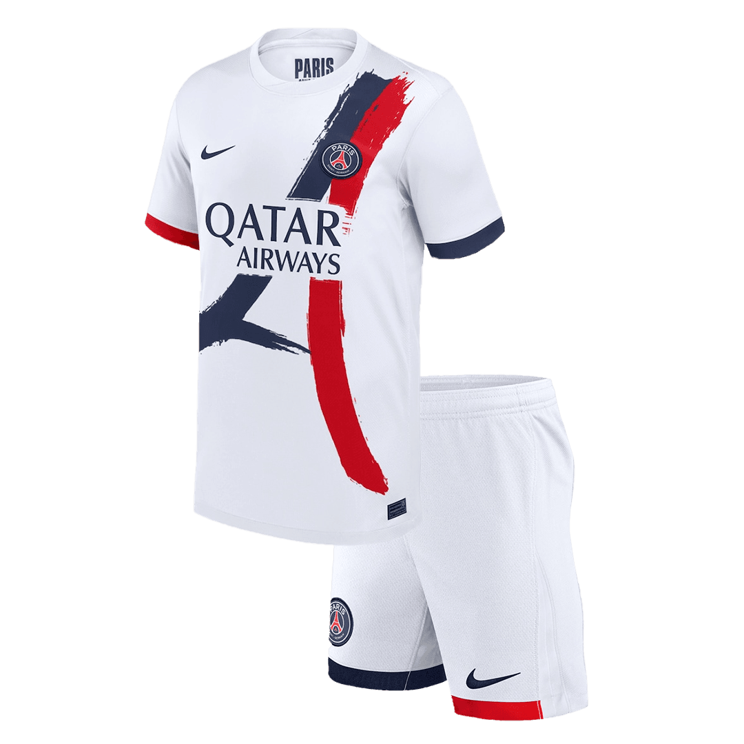 Kid's PSG Away Soccer Jersey Kit(Jersey+Shorts)