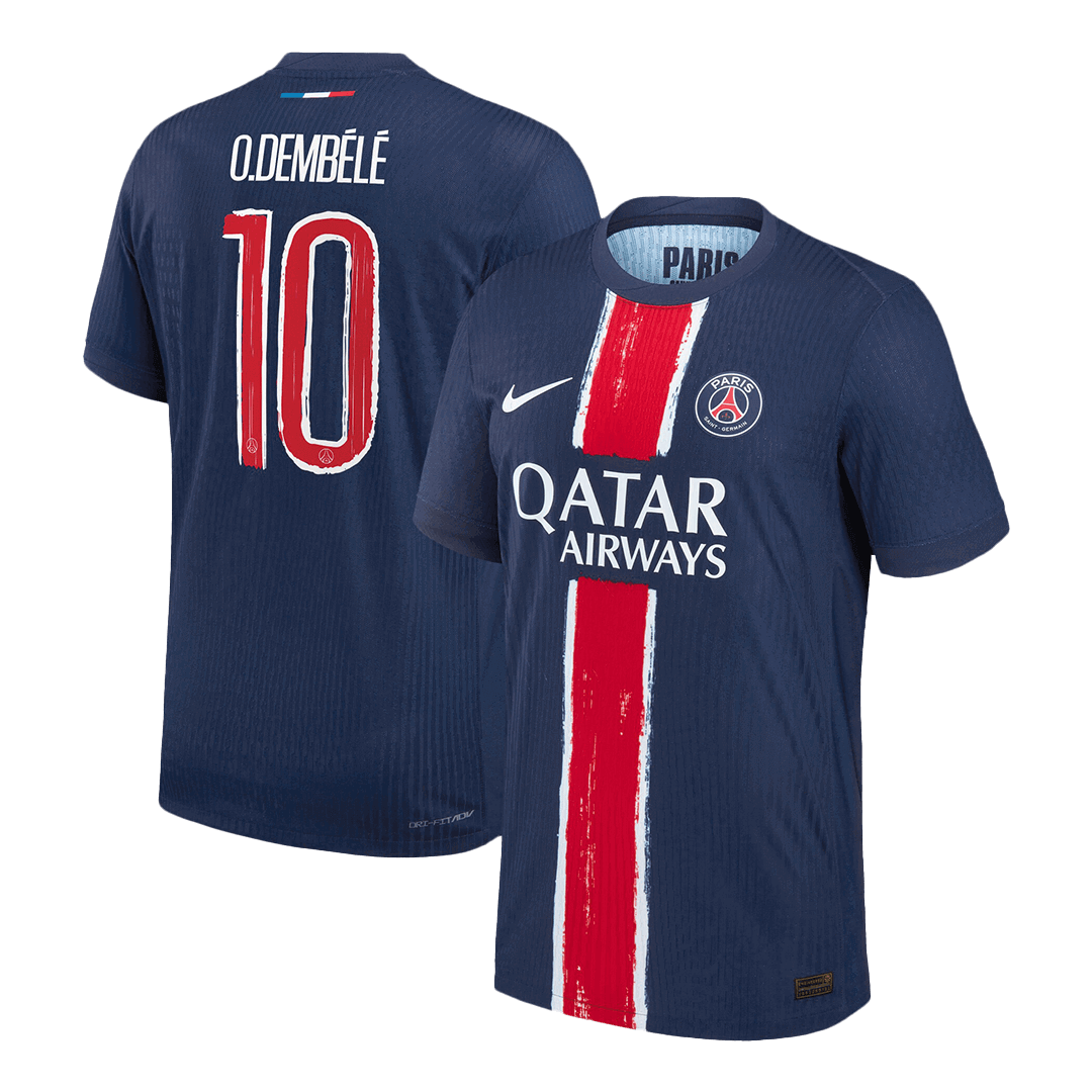BARCOLA #29 Authentic PSG Home Soccer Jersey Navy - UCL