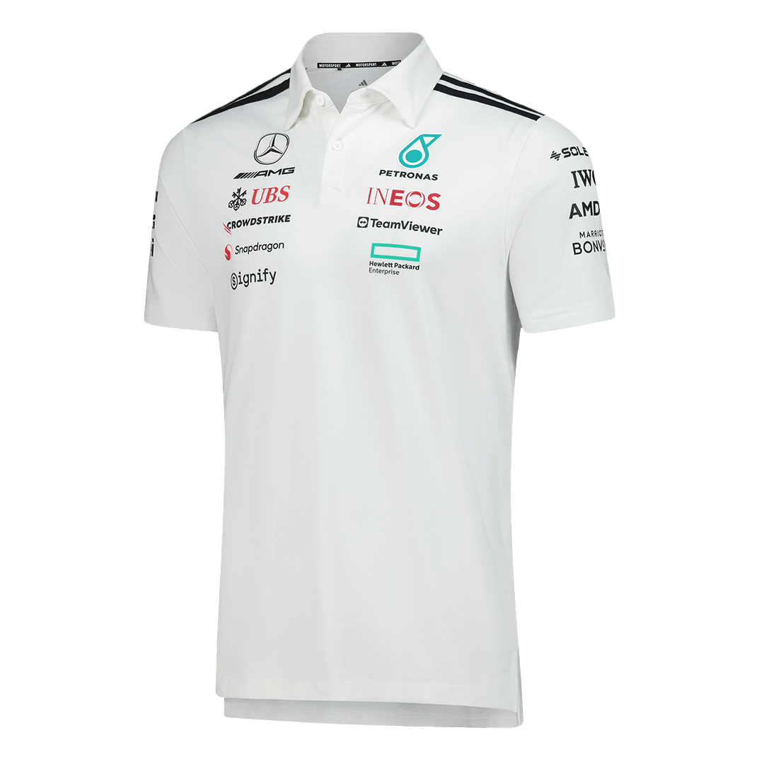 Mercedes AMG Petronas F1 Team Polo 2025 White