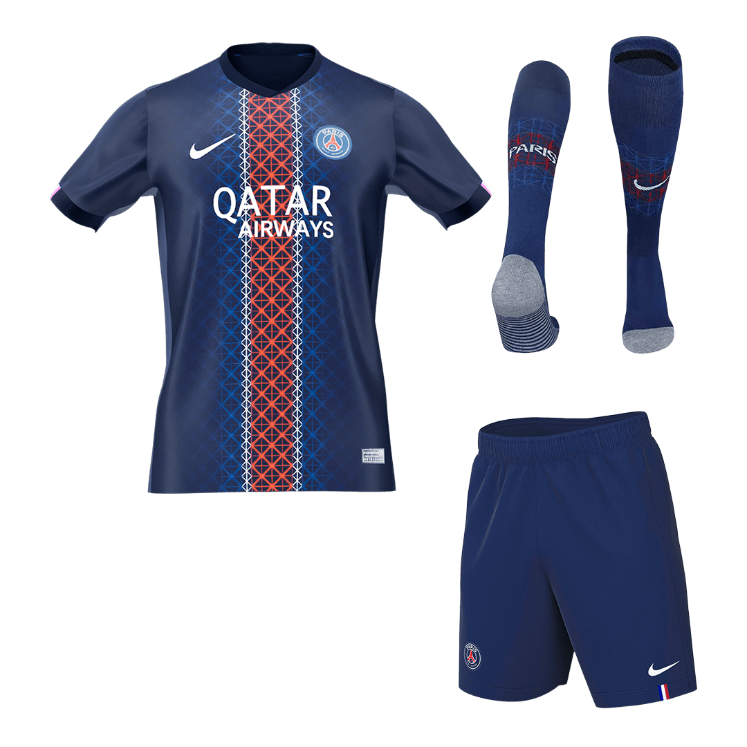 PSG Home Soccer Jersey Kit(Jersey+Shorts+Socks) 2025/26
