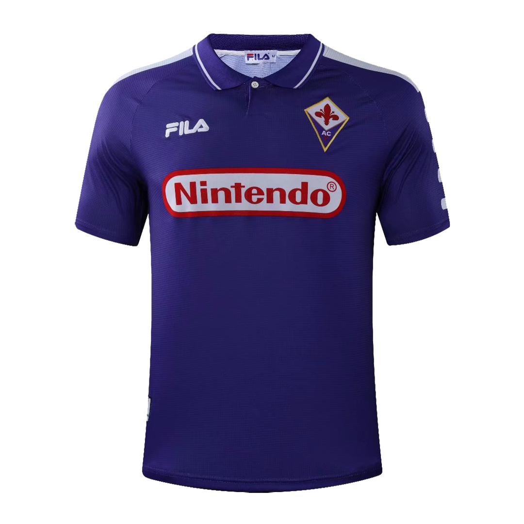 Retro 1998/99 Fiorentina Home Soccer Jersey