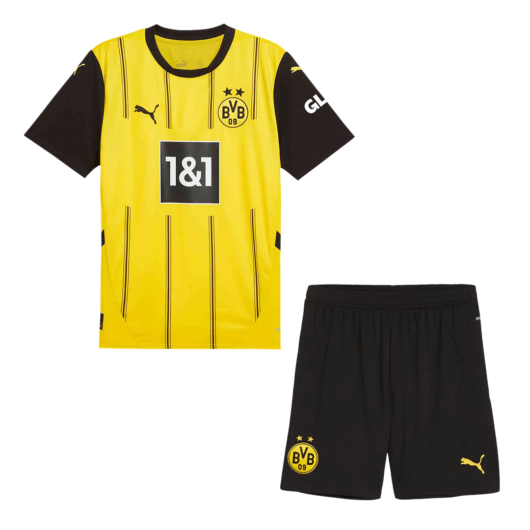 Borussia Dortmund Home Soccer Jersey Kit(Jersey+Shorts)