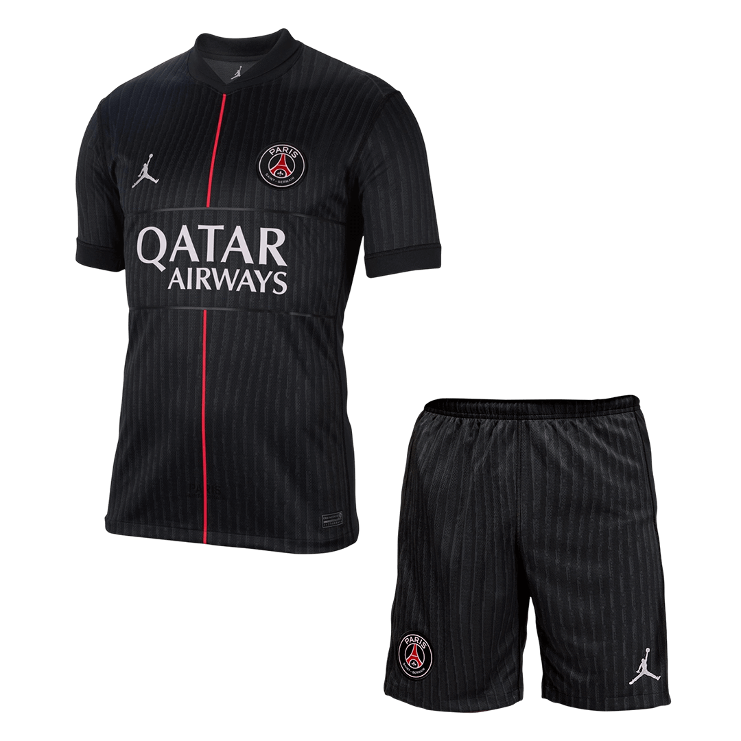 PSG Fourth Away Soccer Jersey Kit(Jersey+Shorts) 2025/26