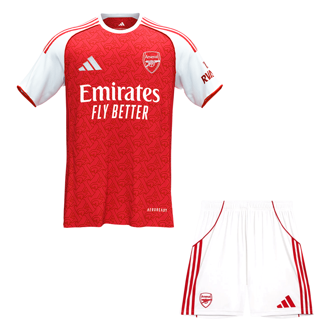Arsenal Home Soccer Jersey Kit(Jersey+Shorts) 2025/26