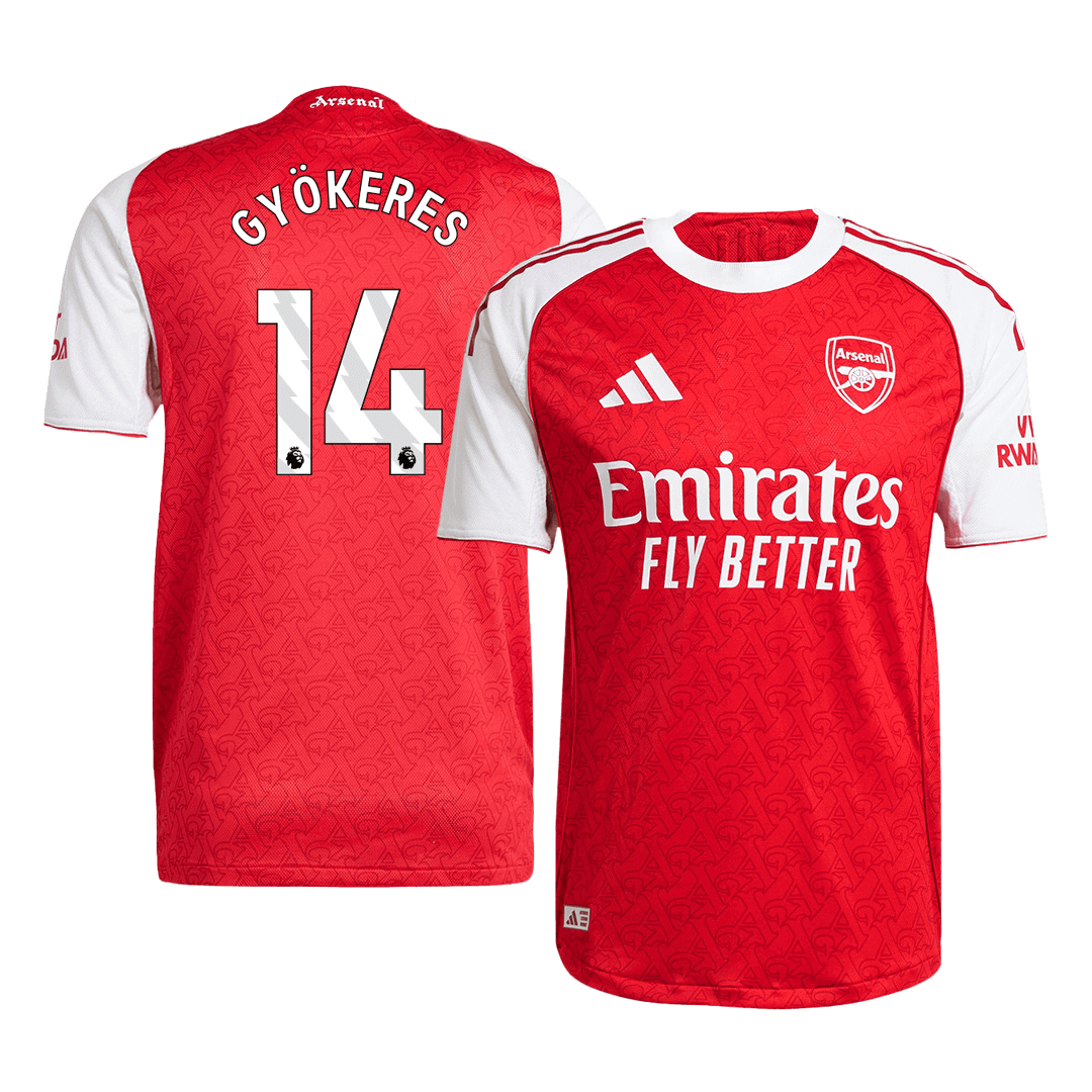 ØDEGAARD #8 Arsenal Home Soccer Jersey 2025/26 Player Version