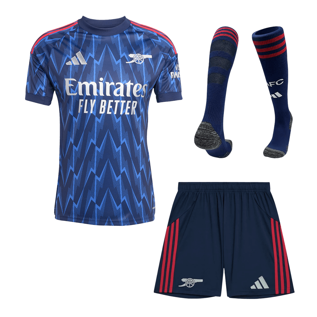 Arsenal Away Soccer Jersey Kit(Jersey+Shorts+Socks) 2025/26