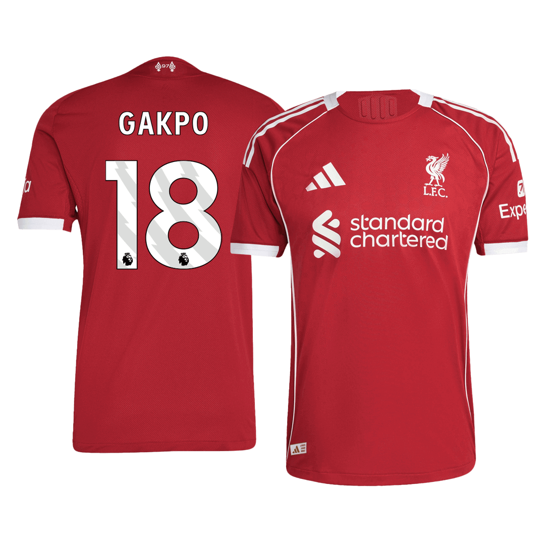 M.SALAH #11 Liverpool Home Soccer Jersey 2025/26 Player Version