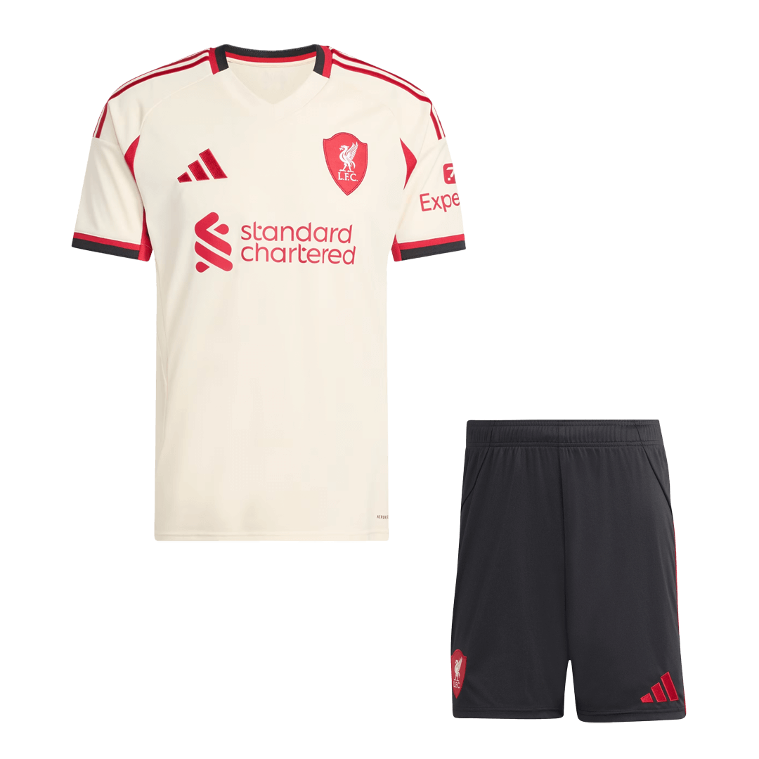Liverpool Away Soccer Jersey Kit(Jersey+Shorts) 2025/26