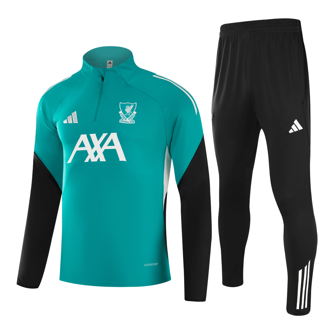 Kid's Liverpool Zipper Sweatshirt Kit(Top+Pants) 2025/26