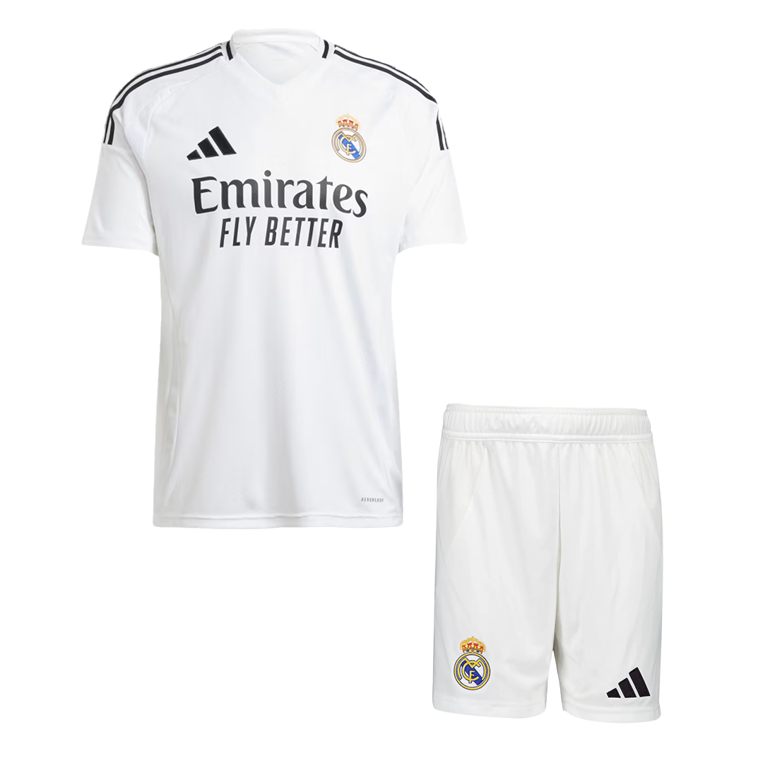 Real Madrid Home Soccer Jersey Kit(Jersey+Shorts)