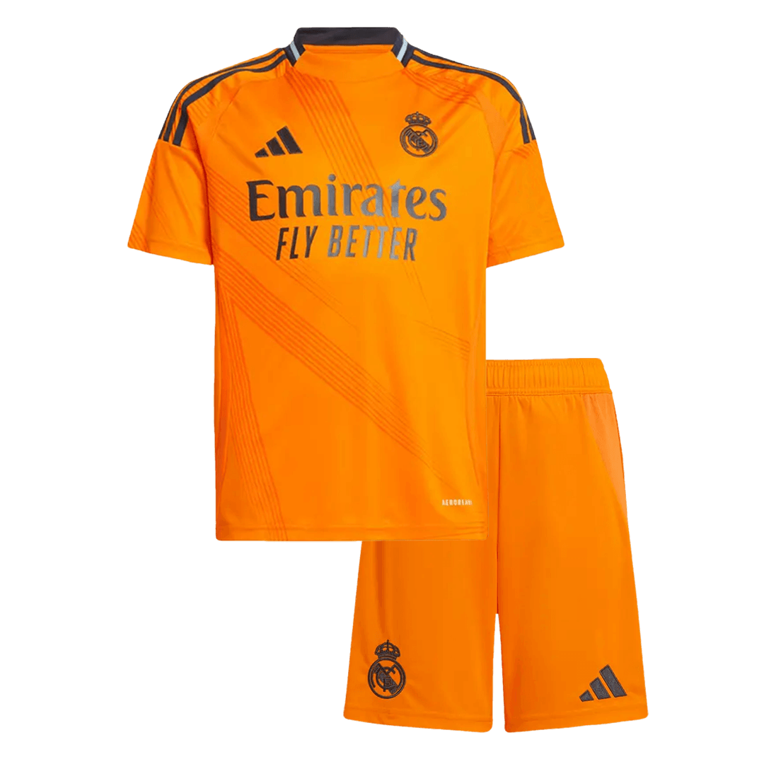 Kid's Real Madrid Away Soccer Jersey Kit(Jersey+Shorts)