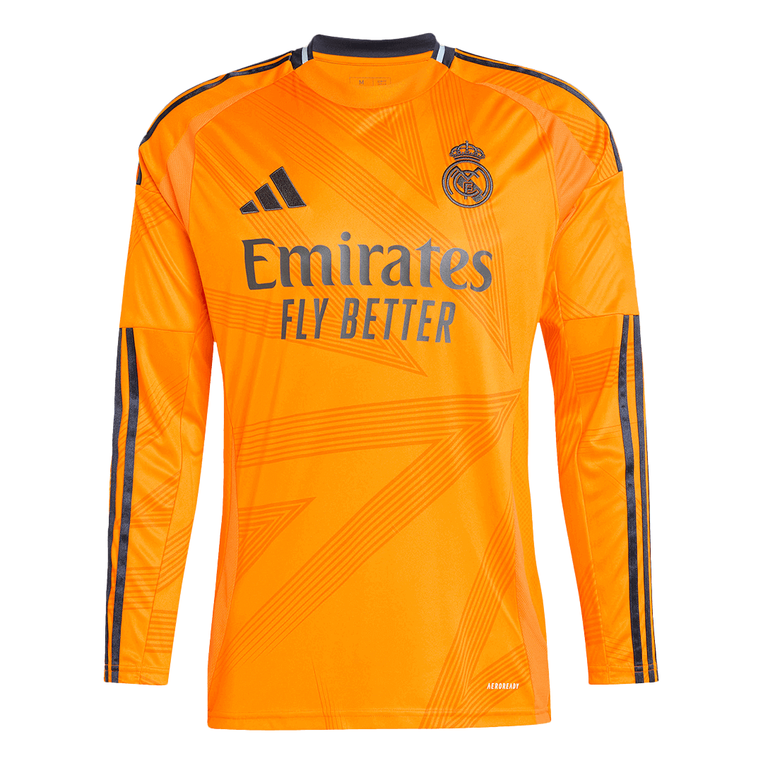 Real Madrid Away Long Sleeve Soccer Jersey