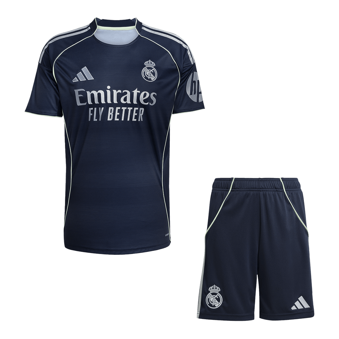 Real Madrid Away Soccer Jersey Kit(Jersey+Shorts) 2025/26