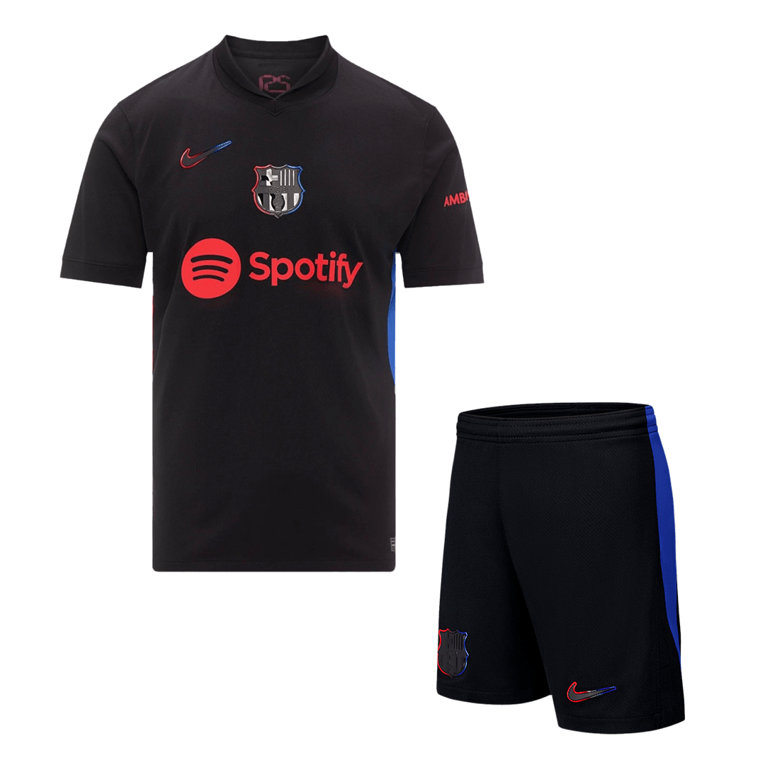 Barcelona Away Soccer Jersey Kit(Jersey+Shorts)