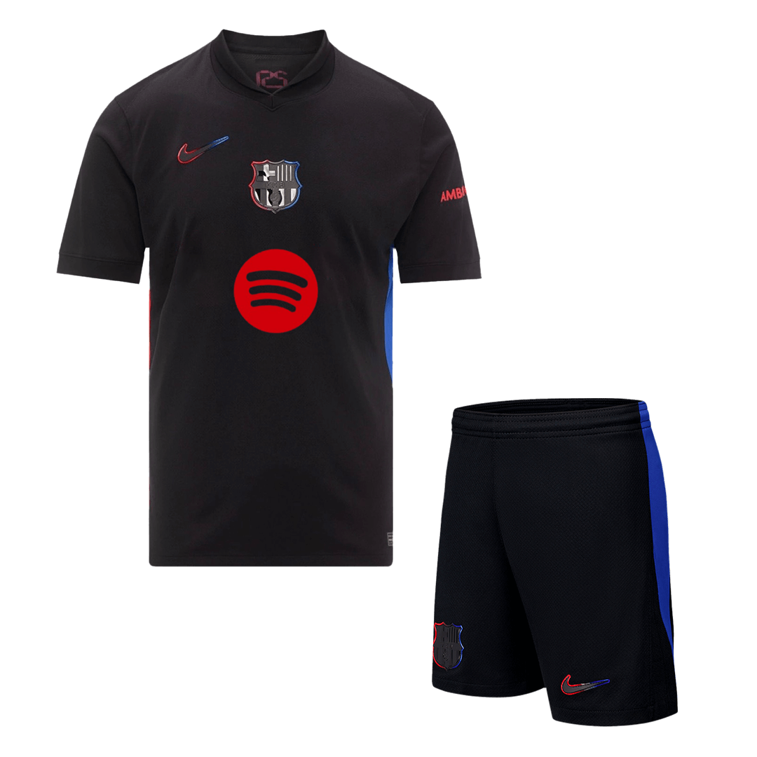 Barcelona Away Soccer Jersey Kit(Jersey+Shorts)