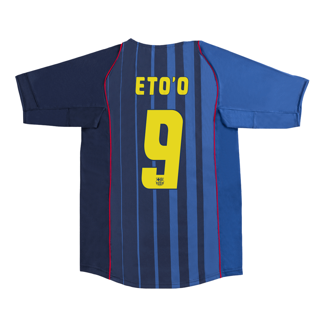 Retro ETO'O #9 2004/05 Barcelona Away Soccer Jersey