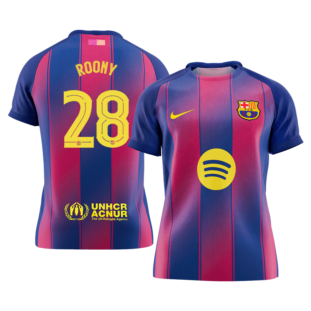 ROONY #19 Barcelona Home Soccer Jersey 2025/26