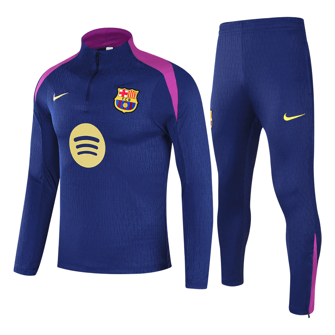 Kid's Barcelona Zipper Sweatshirt Kit(Top+Pants) 2025/26