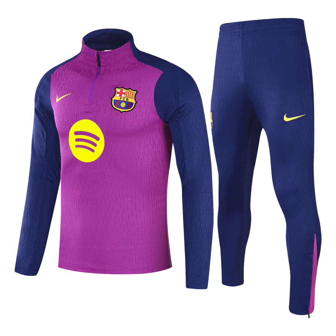 Kid's Barcelona Zipper Sweatshirt Kit(Top+Pants) 2025/26