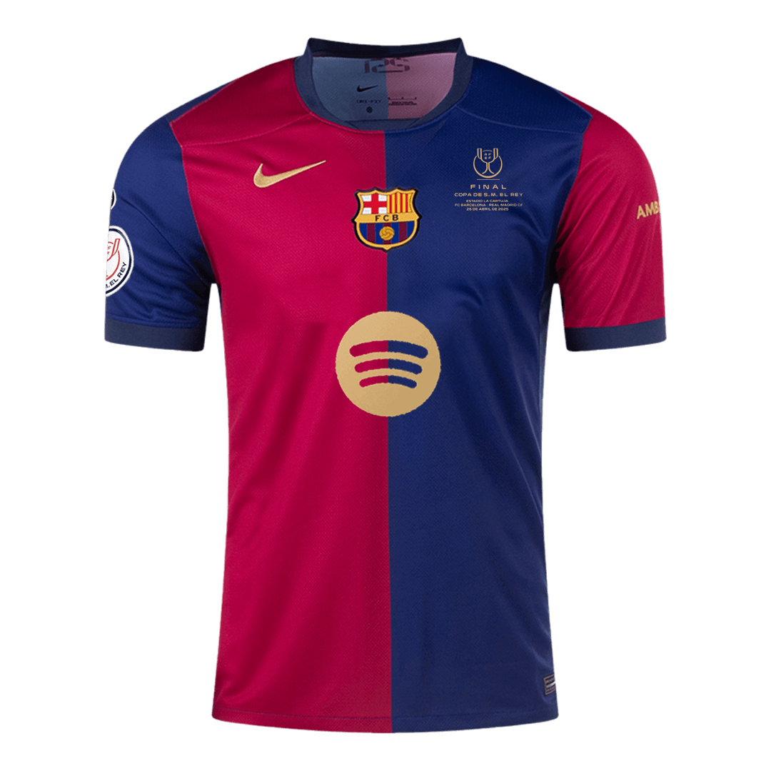 GAVI #6 Barcelona Home Soccer Jersey