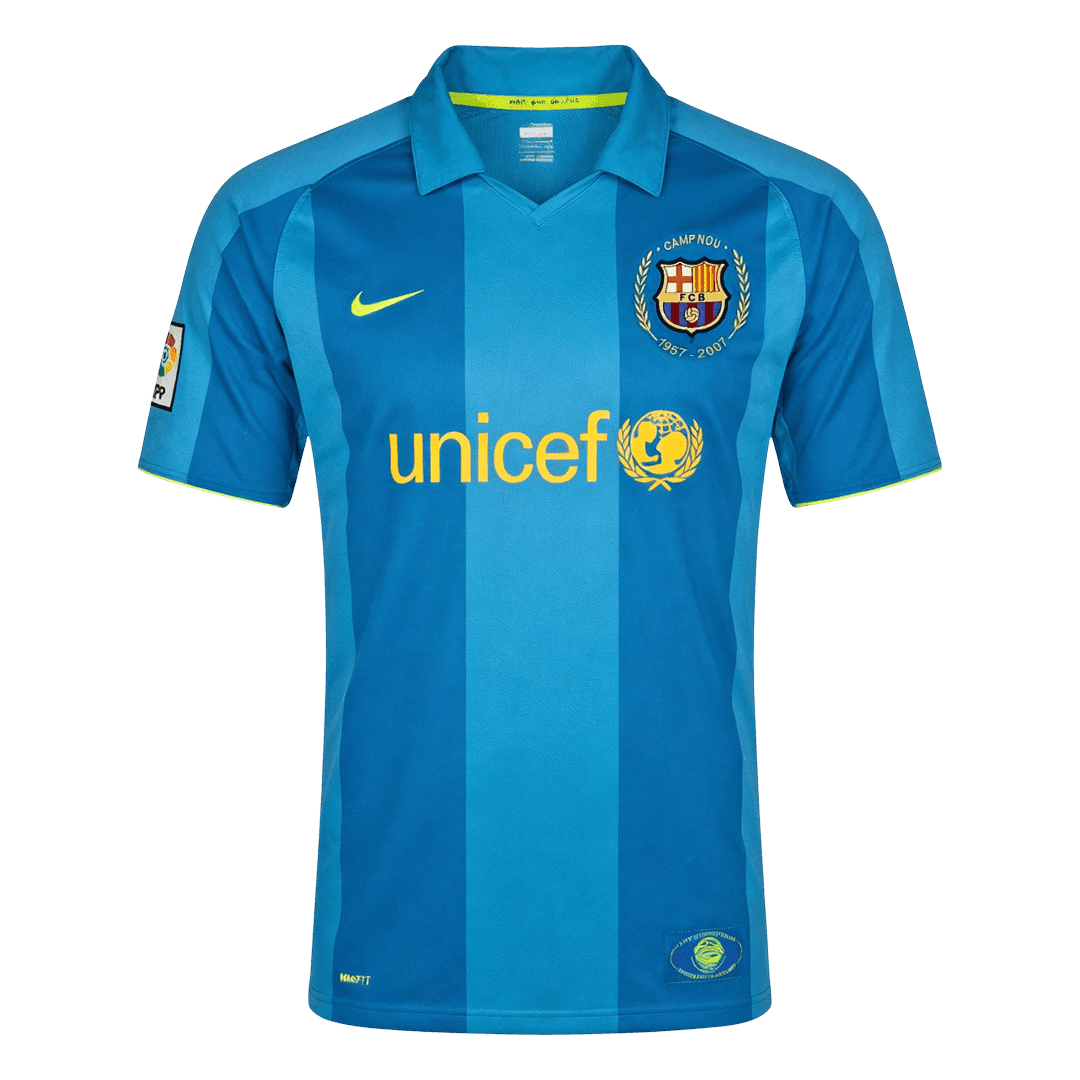 Retro 2007/08 Barcelona Away Soccer Jersey