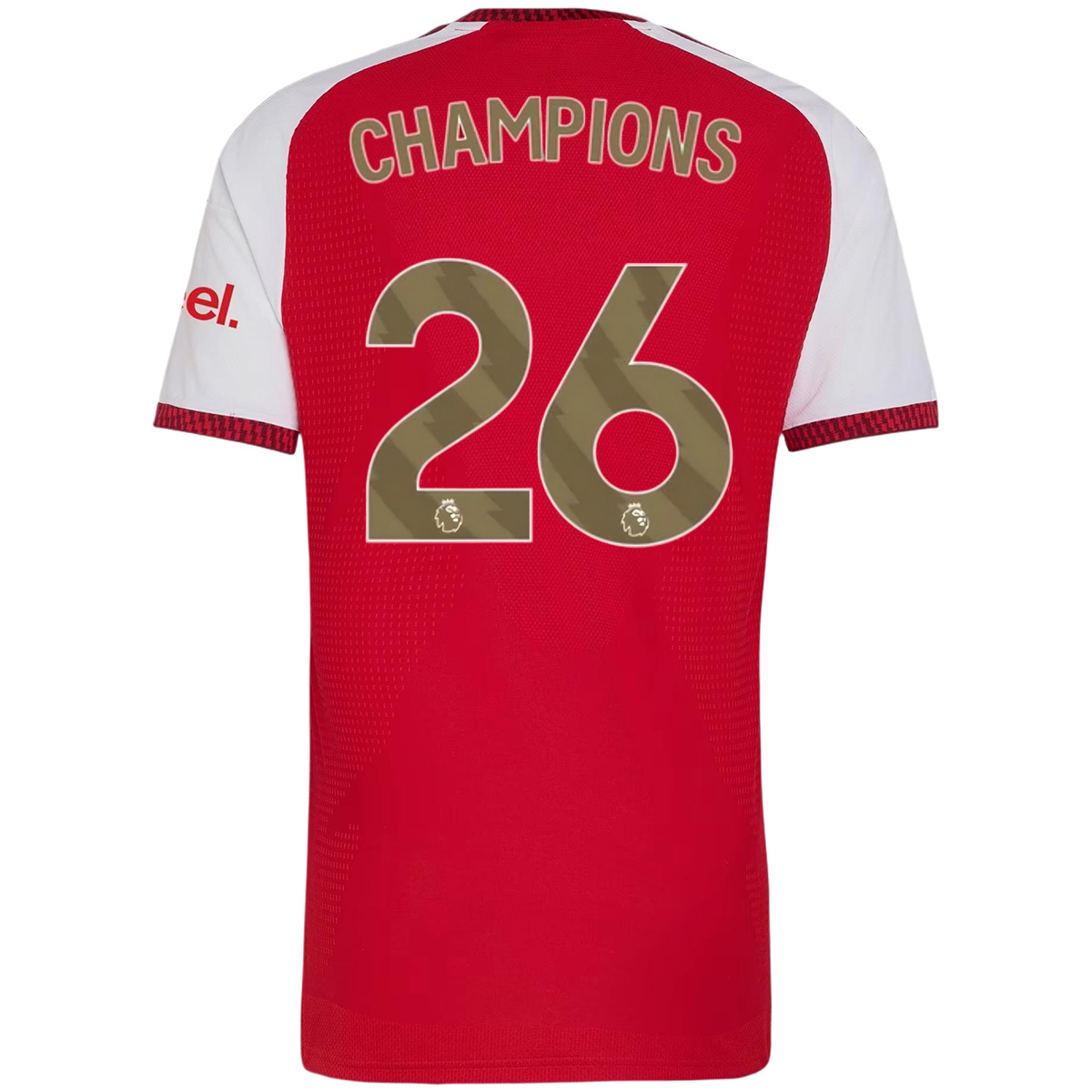 CHAMPIONS #26 Arsenal Home Soccer Jersey 2026/27 Player Version