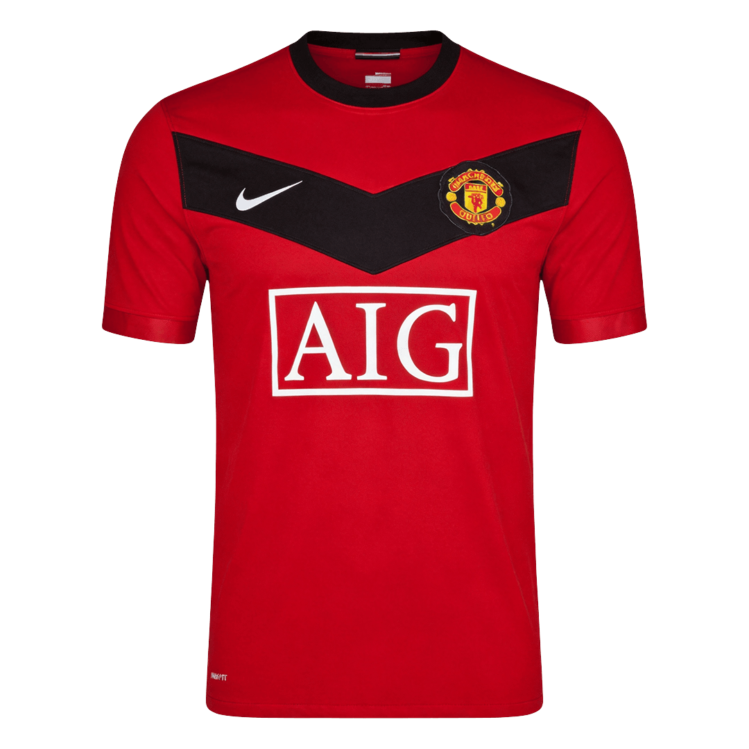 Retro 2009/10 Manchester United Home Soccer Jersey