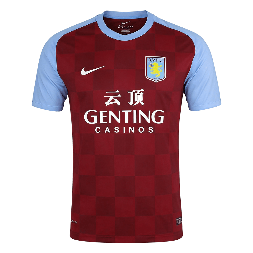 Retro 2011/12 Aston Villa Home Soccer Jersey