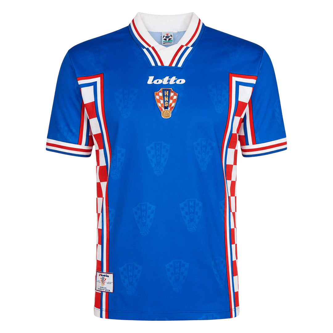 Retro 1998 Croatia Away Soccer Jersey